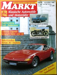 Markt, Heft 11-90, Ford Taunus P3